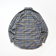 画像2: 80's nordstrom COTTON CHECK FLANNEL B/D SHIRT (2)