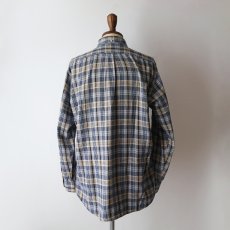 画像11: 80's nordstrom COTTON CHECK FLANNEL B/D SHIRT (11)