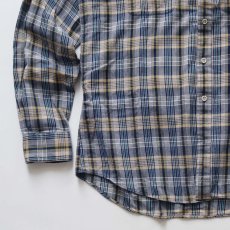 画像4: 80's nordstrom COTTON CHECK FLANNEL B/D SHIRT (4)