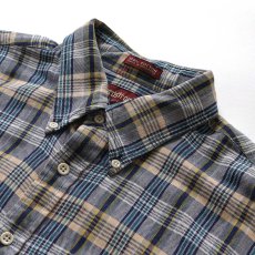 画像3: 80's nordstrom COTTON CHECK FLANNEL B/D SHIRT (3)