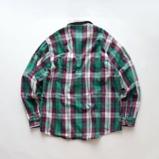 画像2: 90's FIELD & STREAM COTTON CHECK HEAVY FLANNEL SHIRT (2)