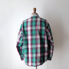 画像14: 90's FIELD & STREAM COTTON CHECK HEAVY FLANNEL SHIRT (14)