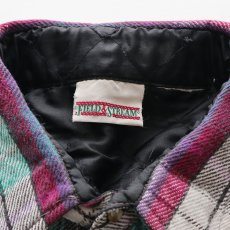 画像9: 90's FIELD & STREAM COTTON CHECK HEAVY FLANNEL SHIRT (9)