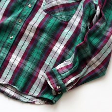 画像7: 90's FIELD & STREAM COTTON CHECK HEAVY FLANNEL SHIRT (7)