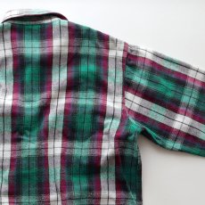 画像5: 90's FIELD & STREAM COTTON CHECK HEAVY FLANNEL SHIRT (5)