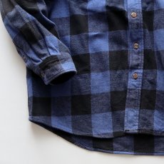 画像4: 〜00's FIELD & STREAM COTTON BUFFALO CHECK HEAVY FLANNEL SHIRT 【L】 (4)