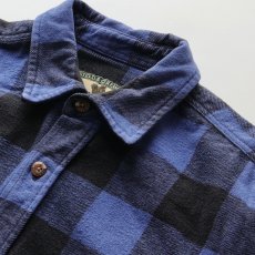 画像7: 〜00's FIELD & STREAM COTTON BUFFALO CHECK HEAVY FLANNEL SHIRT 【L】 (7)