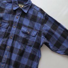 画像3: 〜00's FIELD & STREAM COTTON BUFFALO CHECK HEAVY FLANNEL SHIRT 【L】 (3)