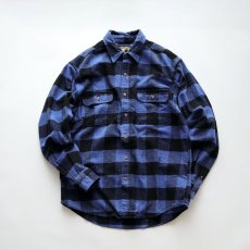 画像1: 〜00's FIELD & STREAM COTTON BUFFALO CHECK HEAVY FLANNEL SHIRT 【L-TALL】 (1)