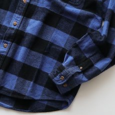 画像7: 〜00's FIELD & STREAM COTTON BUFFALO CHECK HEAVY FLANNEL SHIRT 【L-TALL】 (7)