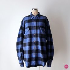 画像14: 〜00's FIELD & STREAM COTTON BUFFALO CHECK HEAVY FLANNEL SHIRT 【L-TALL】 (14)