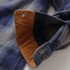 画像9: 〜00's ST. JOHN'S BAY COTTON OMBRE CHECK HEAVY FLANNEL SHIRT (9)