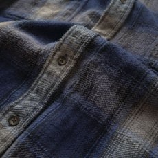 画像8: 〜00's ST. JOHN'S BAY COTTON OMBRE CHECK HEAVY FLANNEL SHIRT (8)