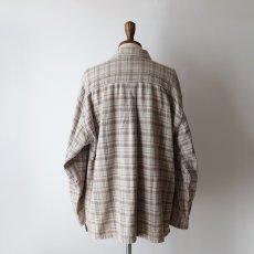 画像12: 〜90's PROTON COTTON CHECK HEAVY FLANNEL OPEN COLLAR BOX SHIRT (12)