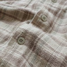 画像8: 〜90's PROTON COTTON CHECK HEAVY FLANNEL OPEN COLLAR BOX SHIRT (8)