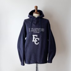 画像12: 90's RUSSELL "HIGH Cotton" UNUSUAL style EMBROIDERED SWEAT PULLOVER PARKA "ELIZABETHTOWN College" "MADE IN USA" (12)