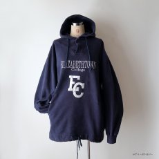 画像15: 90's RUSSELL "HIGH Cotton" UNUSUAL style EMBROIDERED SWEAT PULLOVER PARKA "ELIZABETHTOWN College" "MADE IN USA" (15)