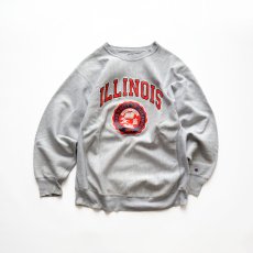 画像1: 80's Champion "REVERSE WEAVE" PRINT CREW NECK SWEAT "ILLINOIS" "MADE IN USA" (1)