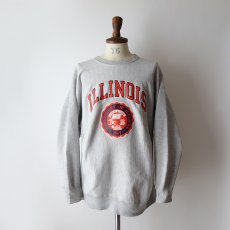 画像18: 80's Champion "REVERSE WEAVE" PRINT CREW NECK SWEAT "ILLINOIS" "MADE IN USA" (18)