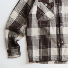 画像4: 50's Sportop WOOL CHECK LOOP COLLAR BOX SHIRT (4)