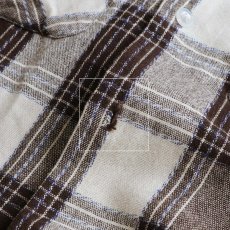 画像9: 50's Sportop WOOL CHECK LOOP COLLAR BOX SHIRT (9)