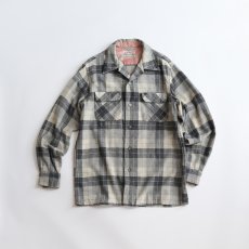 画像1: 50's Field & Stream WOOL CHECK LOOP COLLAR BOX SHIRT (1)