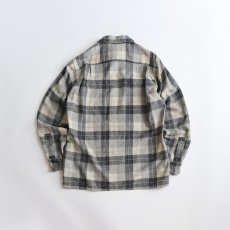 画像2: 50's Field & Stream WOOL CHECK LOOP COLLAR BOX SHIRT (2)