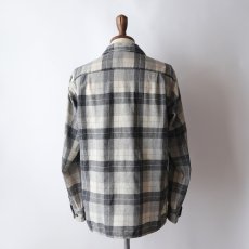 画像19: 50's Field & Stream WOOL CHECK LOOP COLLAR BOX SHIRT (19)