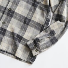 画像4: 50's Field & Stream WOOL CHECK LOOP COLLAR BOX SHIRT (4)