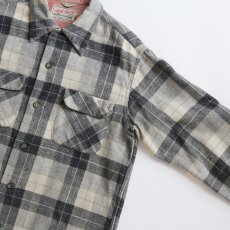 画像3: 50's Field & Stream WOOL CHECK LOOP COLLAR BOX SHIRT (3)