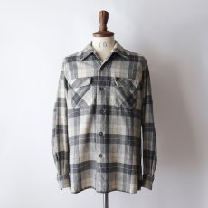 画像17: 50's Field & Stream WOOL CHECK LOOP COLLAR BOX SHIRT (17)