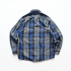 画像2: 90's FIVE BROTHER COTTON CHECK HEAVY FLANNEL SHIRT (2)