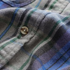 画像7: 90's FIVE BROTHER COTTON CHECK HEAVY FLANNEL SHIRT (7)