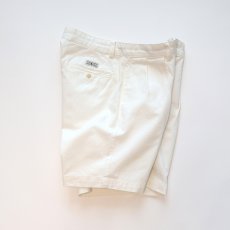 画像2: 〜00's Polo by Ralph Lauren "POLO CHINO" COTTON TWILL TUCK SHORTS 【W33 程度】 (2)