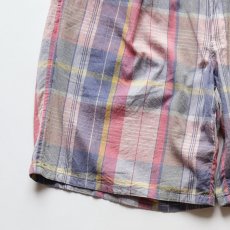 画像5: 〜90's Polo by Ralph Lauren COTTON MADRAS CHECK TUCK SHORTS "MADE IN USA" 【W36 程度】 (5)