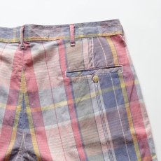 画像6: 〜90's Polo by Ralph Lauren COTTON MADRAS CHECK TUCK SHORTS "MADE IN USA" 【W36 程度】 (6)