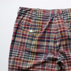 画像6: Polo by Ralph Lauren COTTON MADRAS CHECK NO TUCK SHORTS 【W37 程度】 (6)