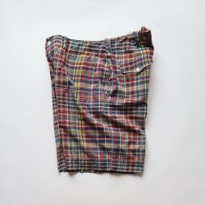 画像2: Polo by Ralph Lauren COTTON MADRAS CHECK NO TUCK SHORTS 【W37 程度】 (2)