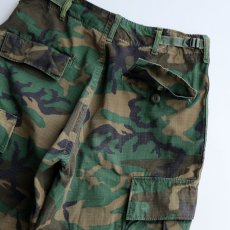 画像7: 60's US ARMY RIP-STOP COTTON POPLIN ERDL LEAF CAMOUFLAGE JUNGLE FATIGUE CARGO PANTS【SMALL-LONG】 (7)