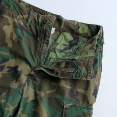 画像5: 60's US ARMY RIP-STOP COTTON POPLIN ERDL LEAF CAMOUFLAGE JUNGLE FATIGUE CARGO PANTS【SMALL-LONG】 (5)