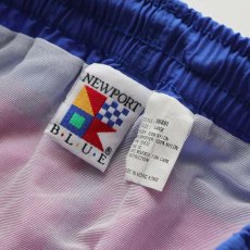 画像7: 〜90's NEWPORT BLUE NYLON MULTI COLOR SWIM SHORTS (7)