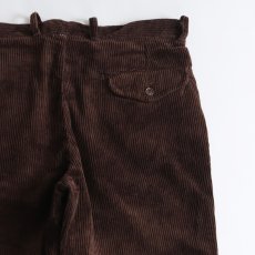 画像6: OLD UNKNOWN BRAND COTTON WIDE WALE CORDUROY TUCK PANTS 【SIZE : W35 x L34 程度】 (6)