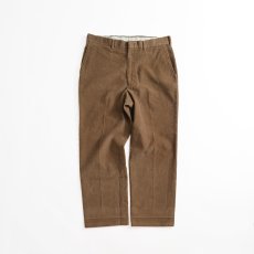 画像1: 〜90's HAGGAR CASUALS CORDUROY NO TUCK PANTS 【SIZE : W34 x L27.5 程度】 (1)