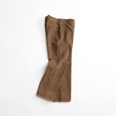 画像2: 〜90's HAGGAR CASUALS CORDUROY NO TUCK PANTS 【SIZE : W34 x L27.5 程度】 (2)