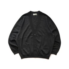 画像1: St. Croix SHOP WOOL HIGH GAUGE KNIT CARDIGAN "MADE IN USA" (1)