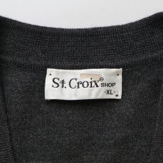 画像7: St. Croix SHOP WOOL HIGH GAUGE KNIT CARDIGAN "MADE IN USA" (7)