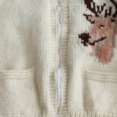 画像9: 〜80's UNKNOWN BRAND WOOL HAND KNIT COWICHAN ZIP CARDIGAN (9)