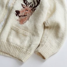 画像5: 〜80's UNKNOWN BRAND WOOL HAND KNIT COWICHAN ZIP CARDIGAN (5)