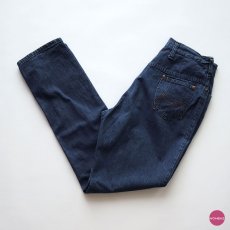 画像1: 60's BLUE BELL "MAVERICK" COTTON DENIM WOMEN'S SLIM CUT PANTS 【SIZE : W28 x L29.5 程度】 (1)