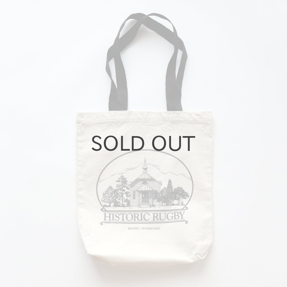 画像1: COTTON PRINT TOTE BAG "HISTORIC RUGBY" (1)